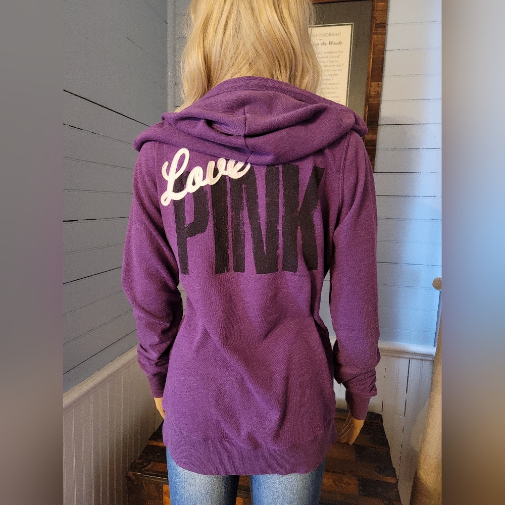 Victorias secret pink v neck Hoodie xs
